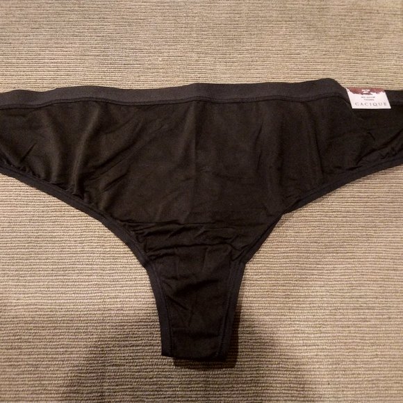 Cacique 24/26 (4X) No-Show Thong Panty - Picture 1 of 5